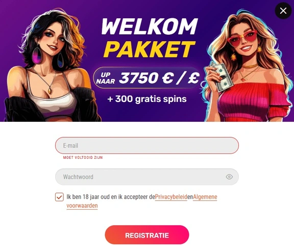 Supraplay Casino Registratieformulier